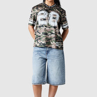Womens All Star Jersey - Green Camo