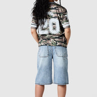 Womens All Star Jersey - Green Camo