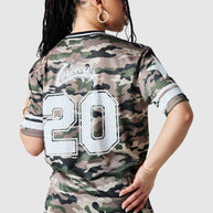 Womens All Star Jersey - Green Camo