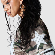 Womens All Star Jersey - Green Camo
