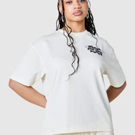 Womens Shoot For The Stars Tee  - Cream