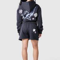 Womens Shoot For The Stars Shorts 2.0 - Volcano Grey