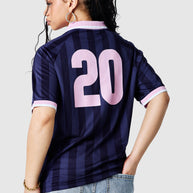 Womens No.20 Football Shirt - Indigo Ocean