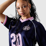 Womens No.20 Football Shirt - Indigo Ocean