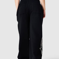 Womens Camo College Jogger - Black