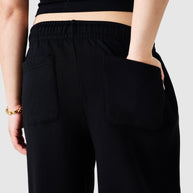 Womens Camo College Jogger - Black