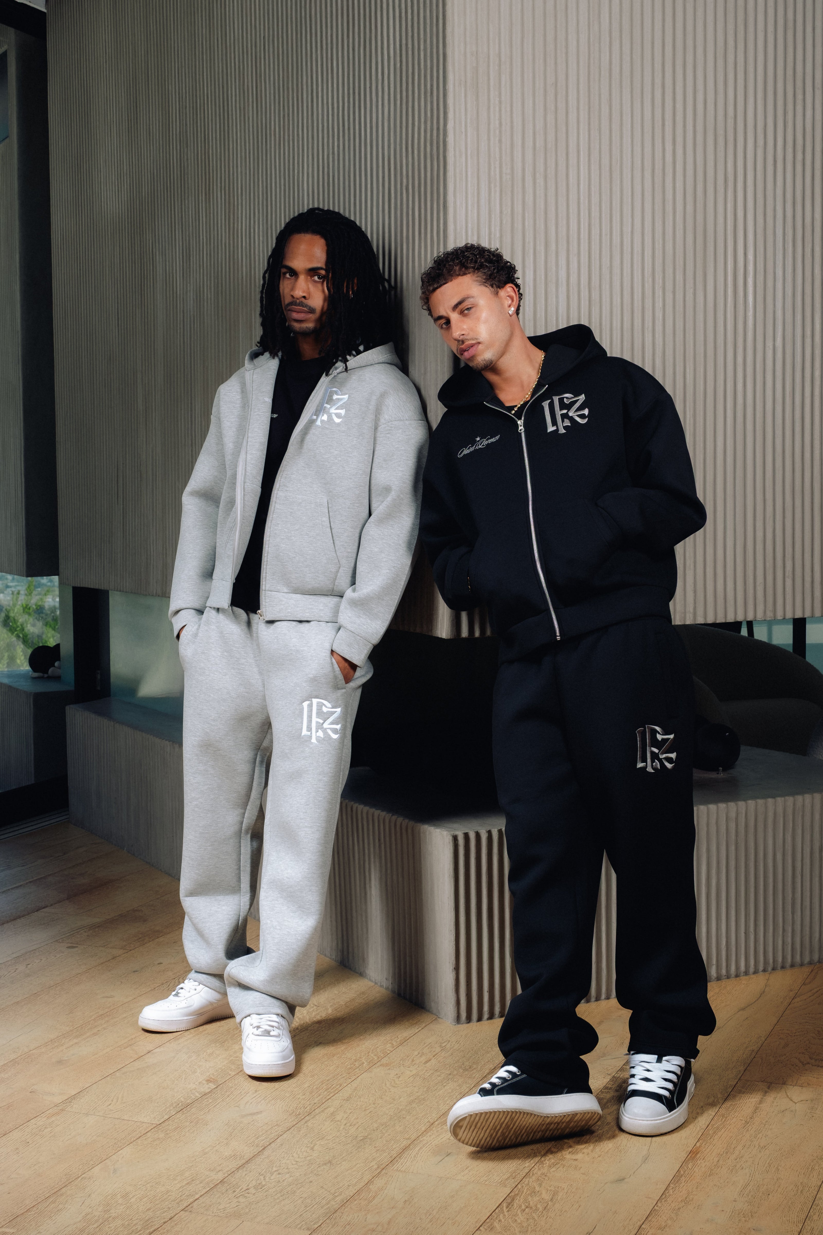 Origin Boxy Scuba Hood Tracksuit - Black