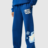 Womens Shoot For The Stars Jogger - Ocean Navy