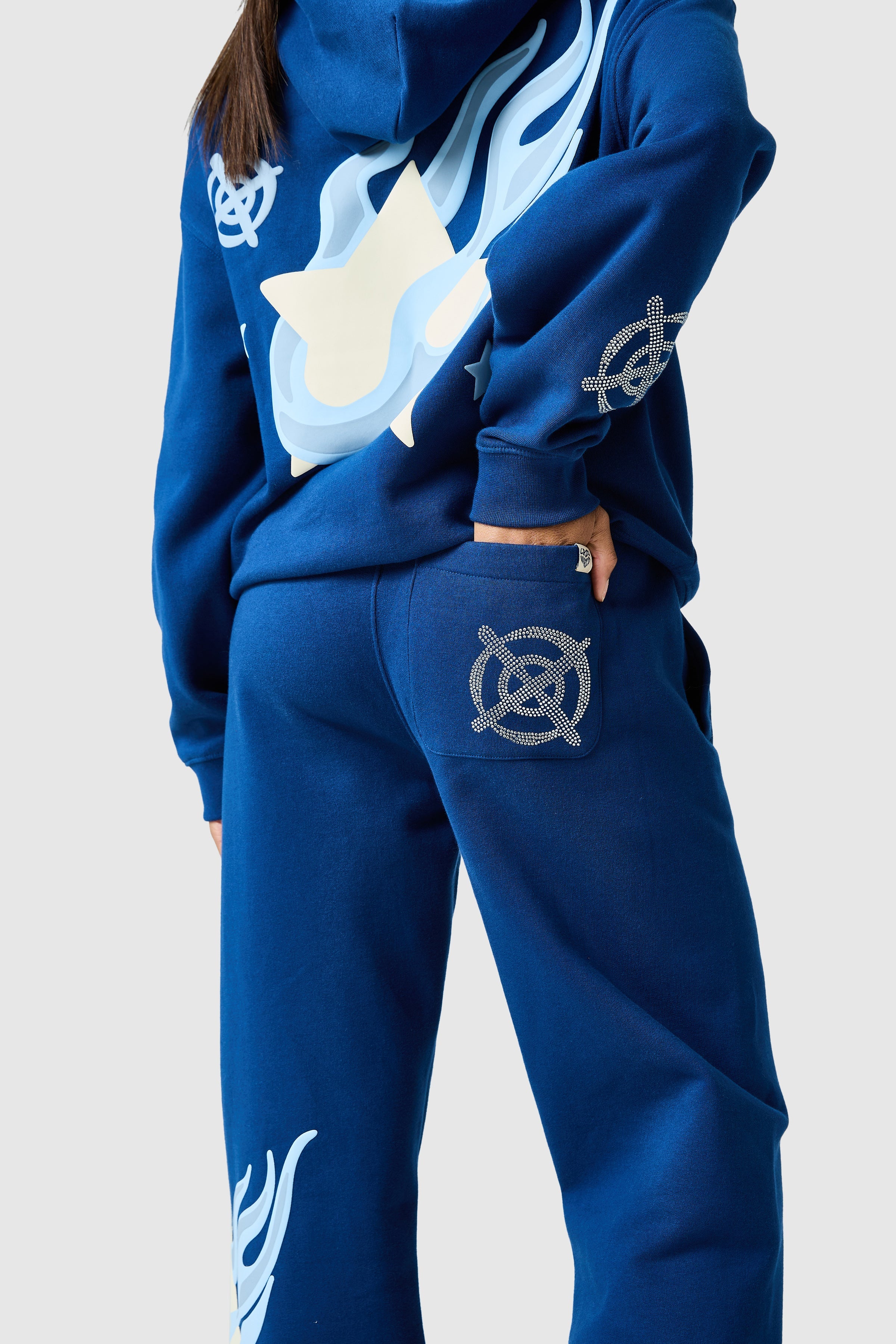 Womens Shoot For The Stars Jogger - Ocean Navy