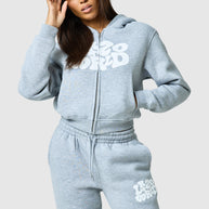 Womens Luna Hood - Grey Marl