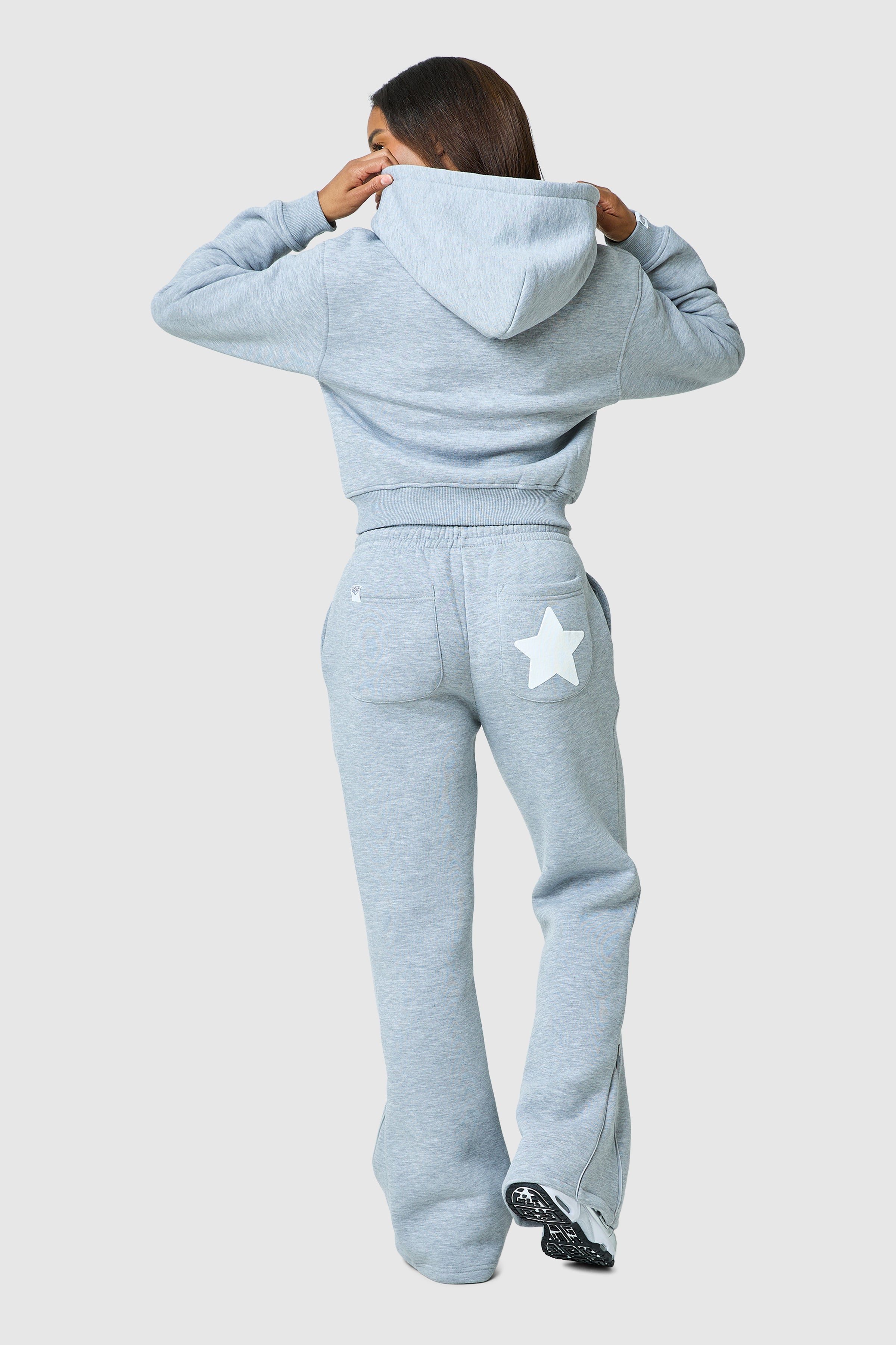 Womens Luna Hood - Grey Marl