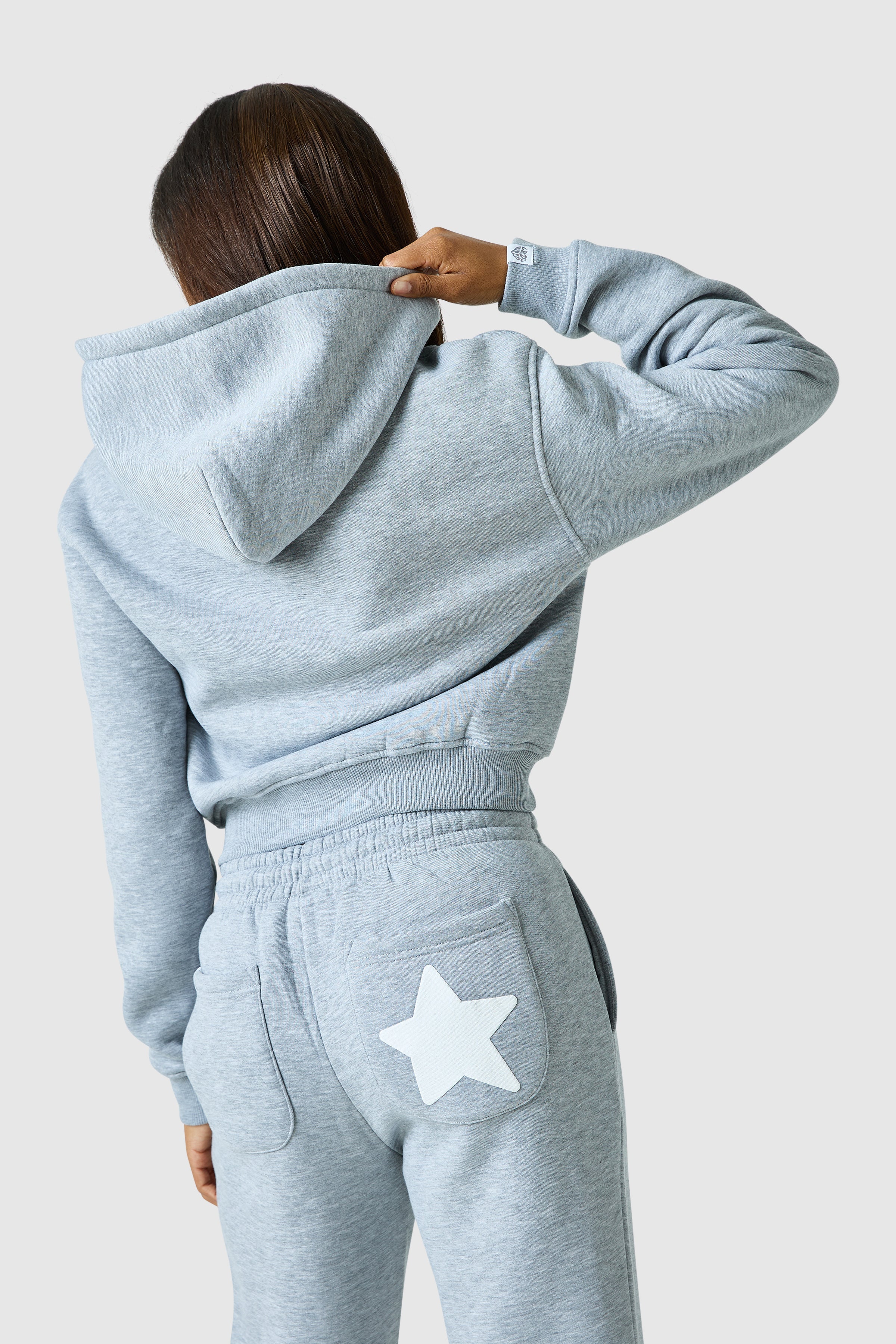 Womens Luna Hood - Grey Marl