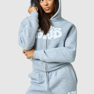 Womens Luna Hood - Grey Marl