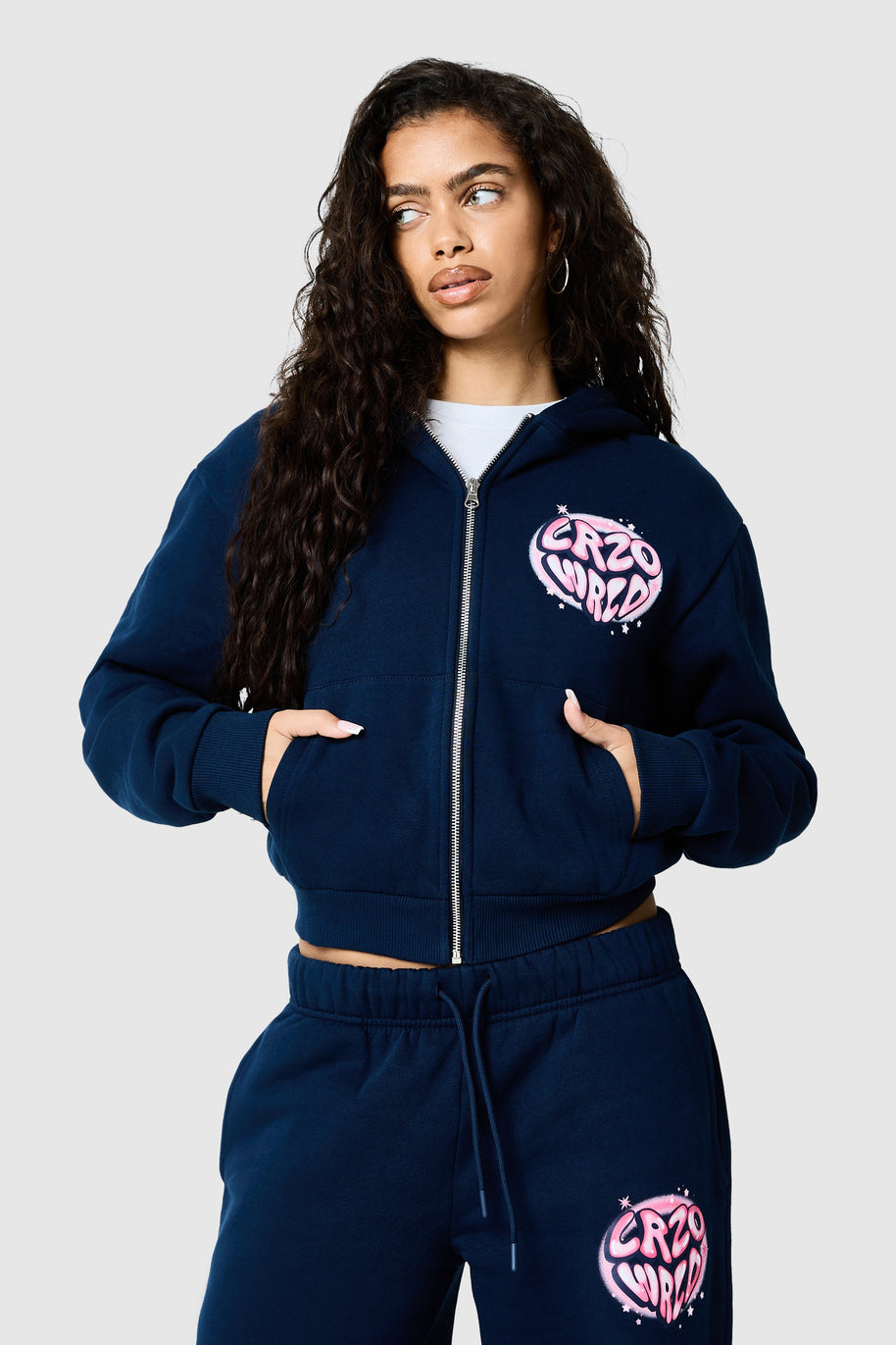 Womens Nova Hood - Ebony Blue