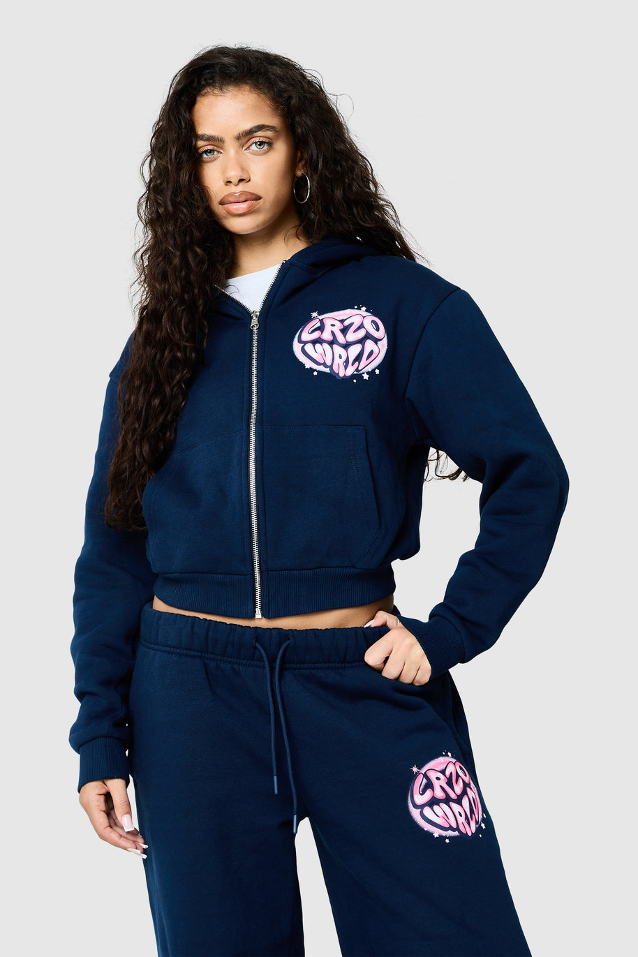 Womens Nova Hood - Ebony Blue