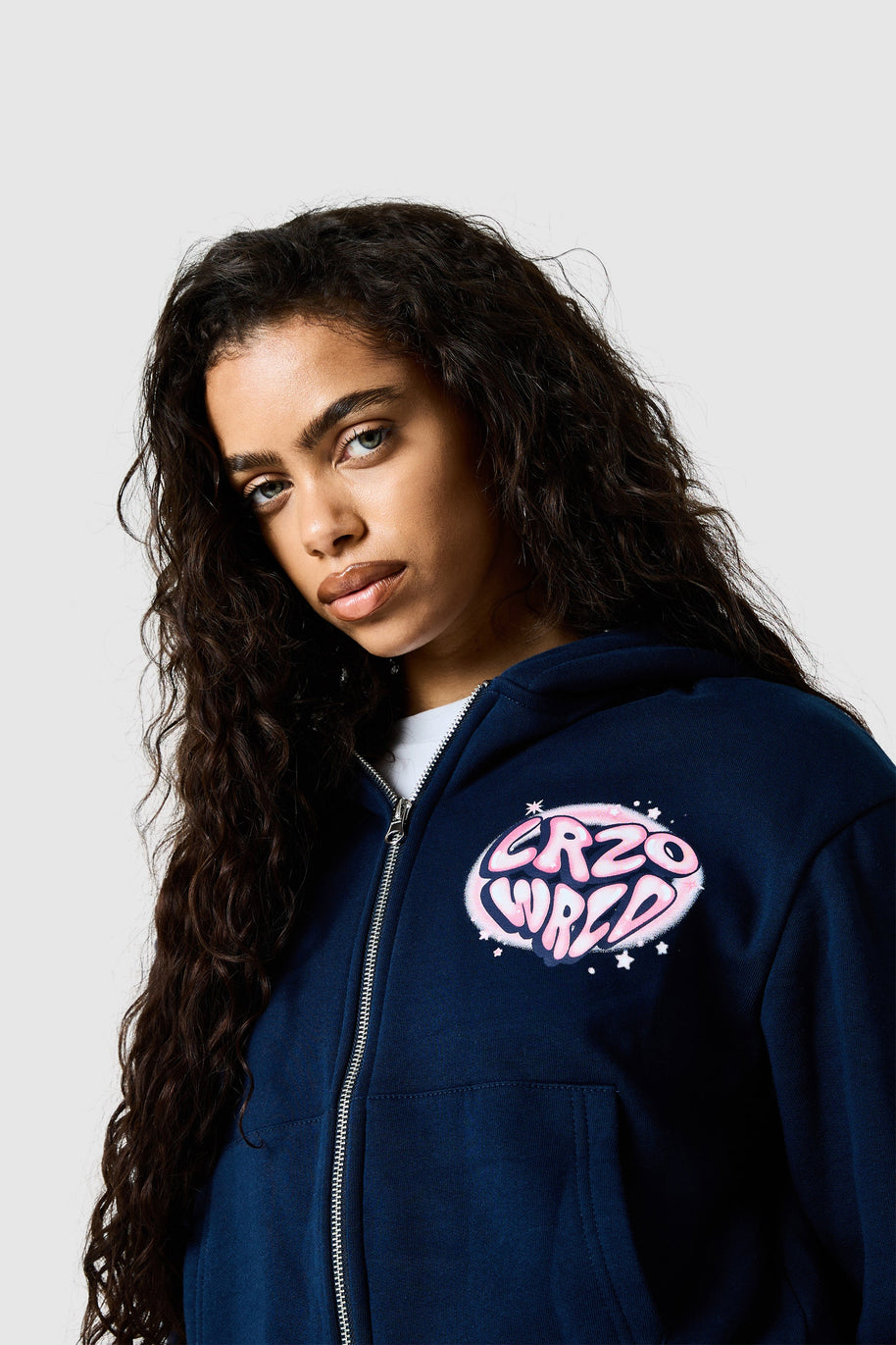 Womens Nova Hood - Ebony Blue