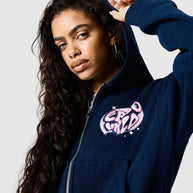 Womens Nova Hood - Ebony Blue