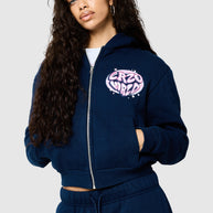 Womens Nova Hood - Ebony Blue