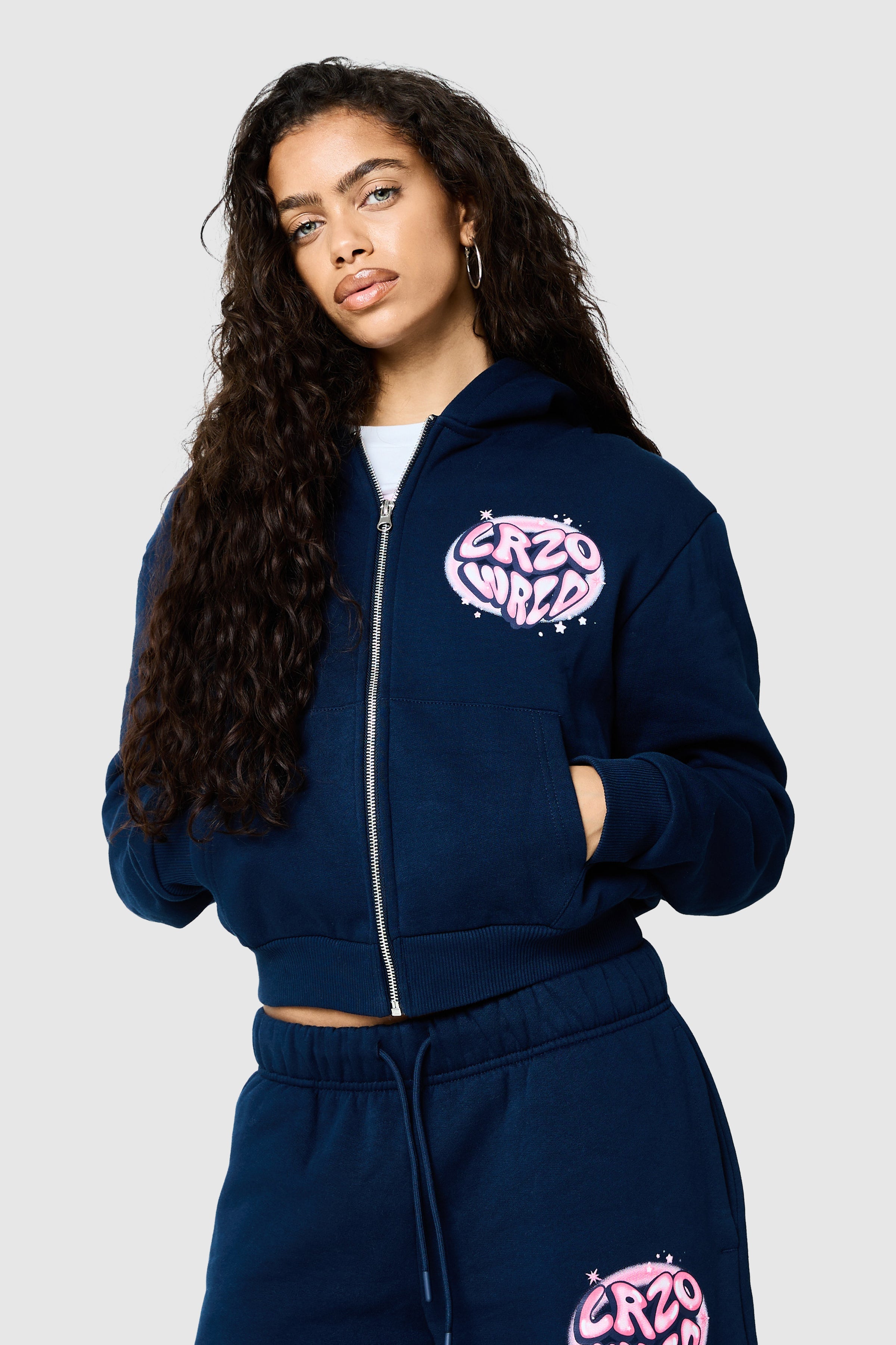 Womens Nova Hood - Ebony Blue