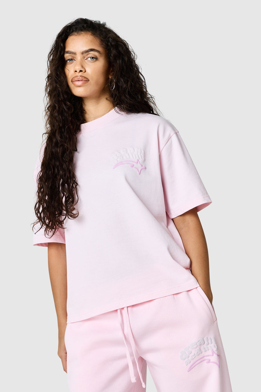 Womens Dream Acdmy Tee - Candy Pink