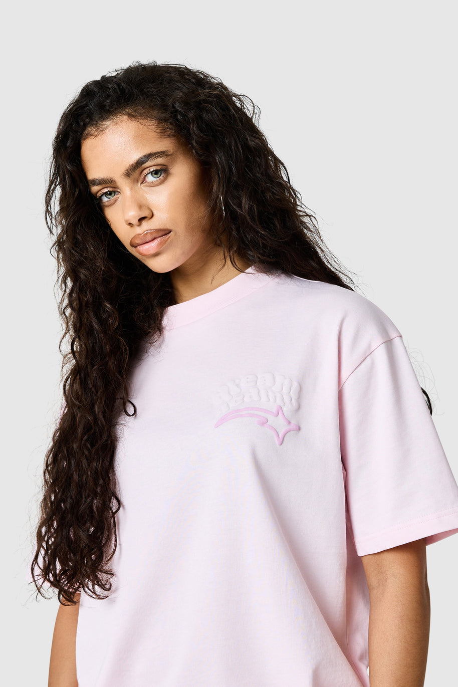 Womens Dream Acdmy Tee - Candy Pink