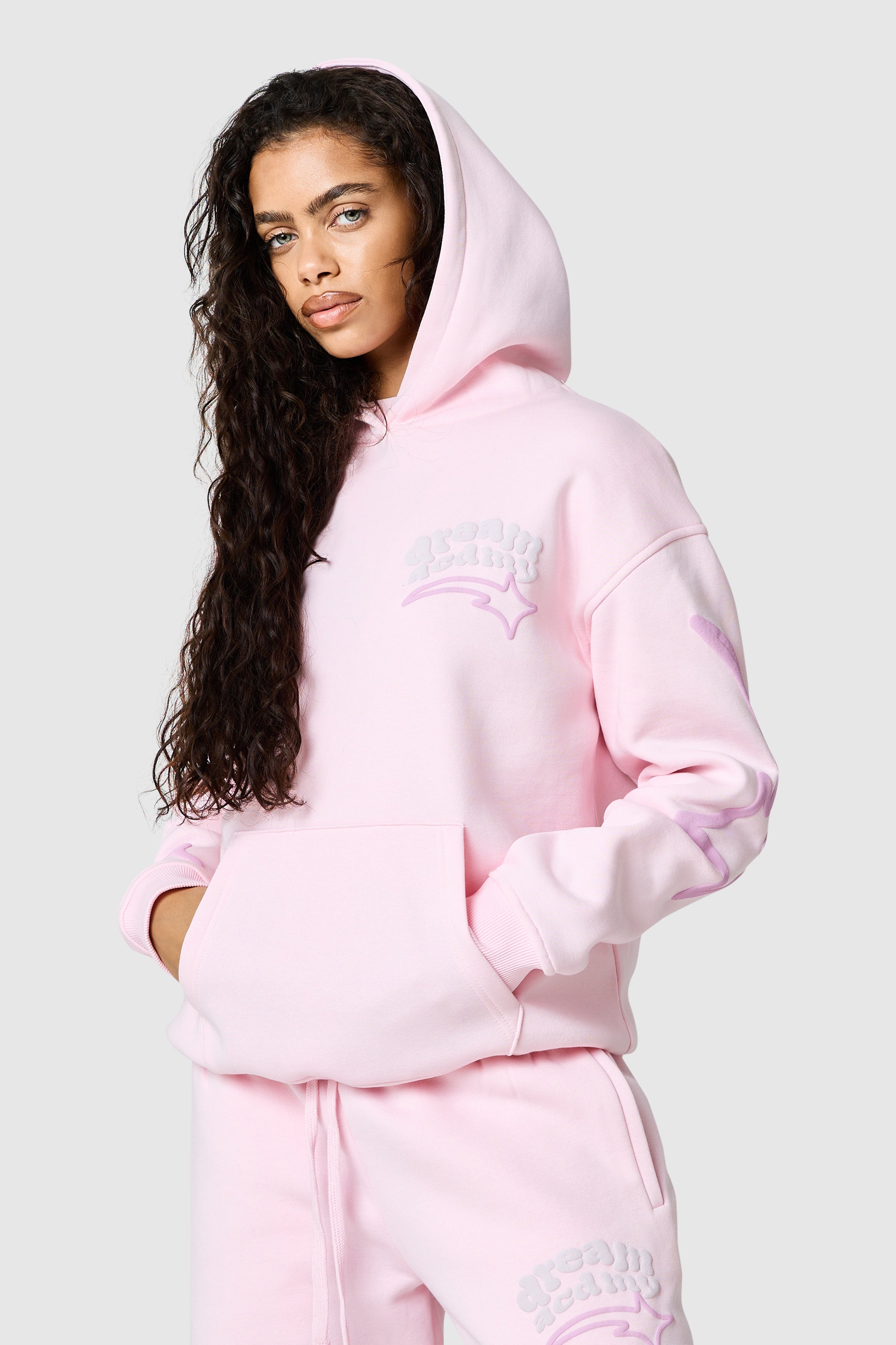 Womens Dream Acdmy Hood - Candy Pink