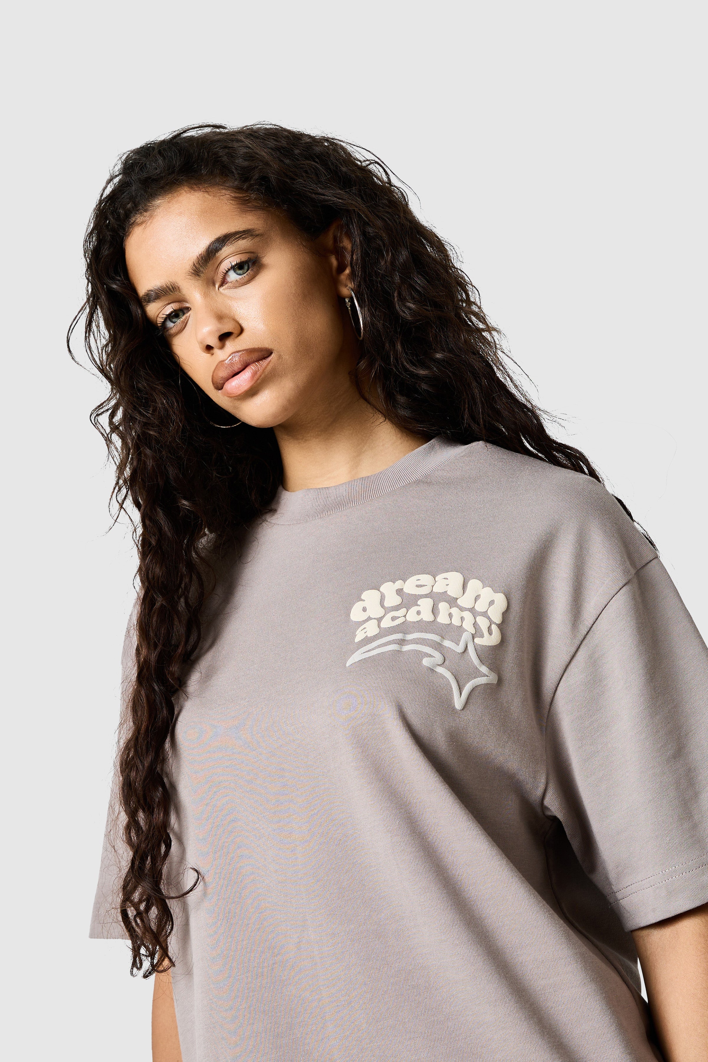 Womens Dream Acdmy Tee - Soft Taupe