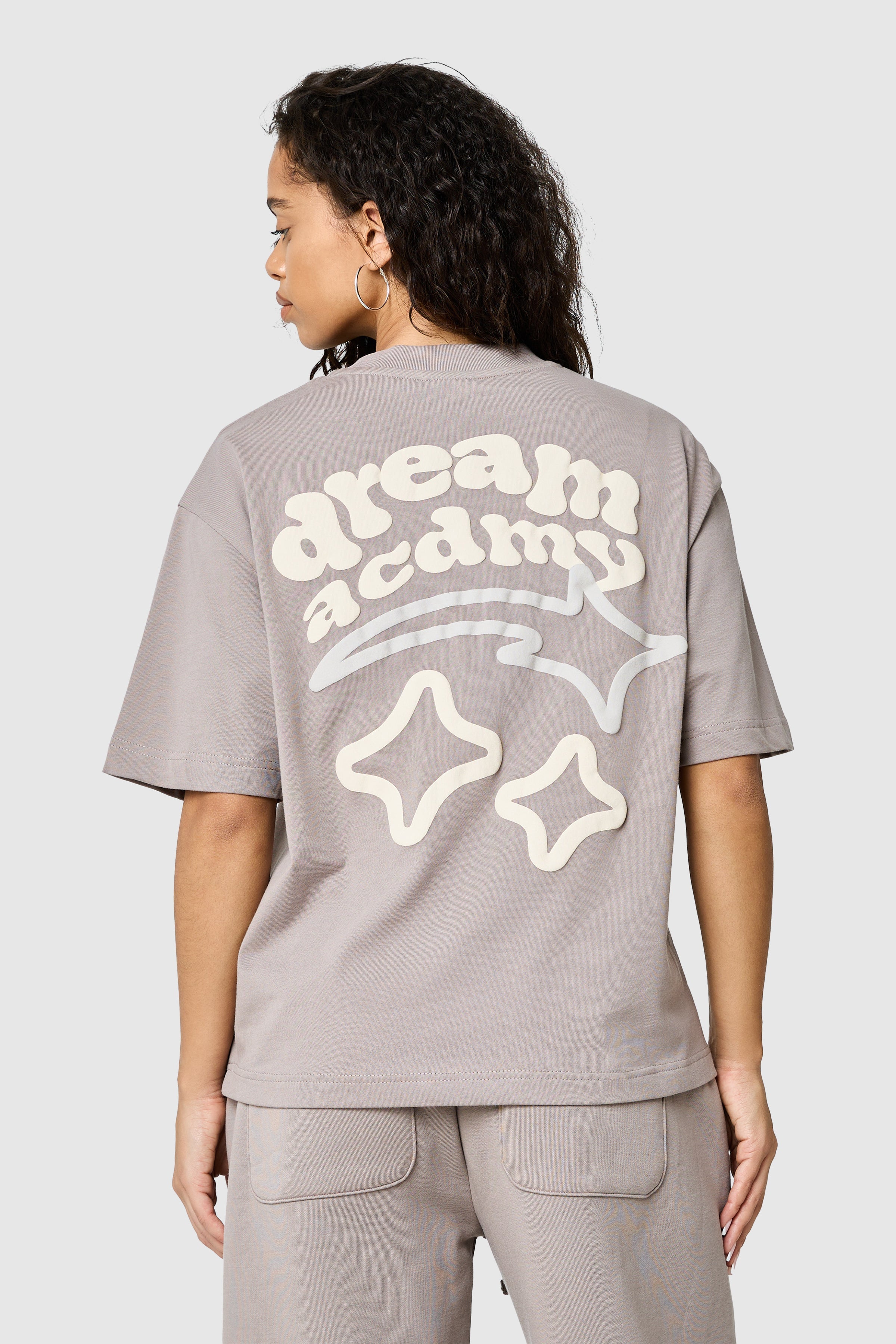 Womens Dream Acdmy Tee - Soft Taupe