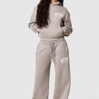 Womens Dream Acdmy Crop Hood - Soft Taupe