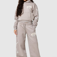 Womens Dream Acdmy Crop Hood - Soft Taupe