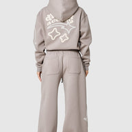 Womens Dream Acdmy Crop Hood - Soft Taupe