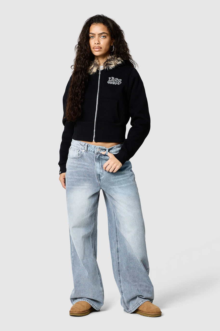 Womens Ashley Jean - Light Grey