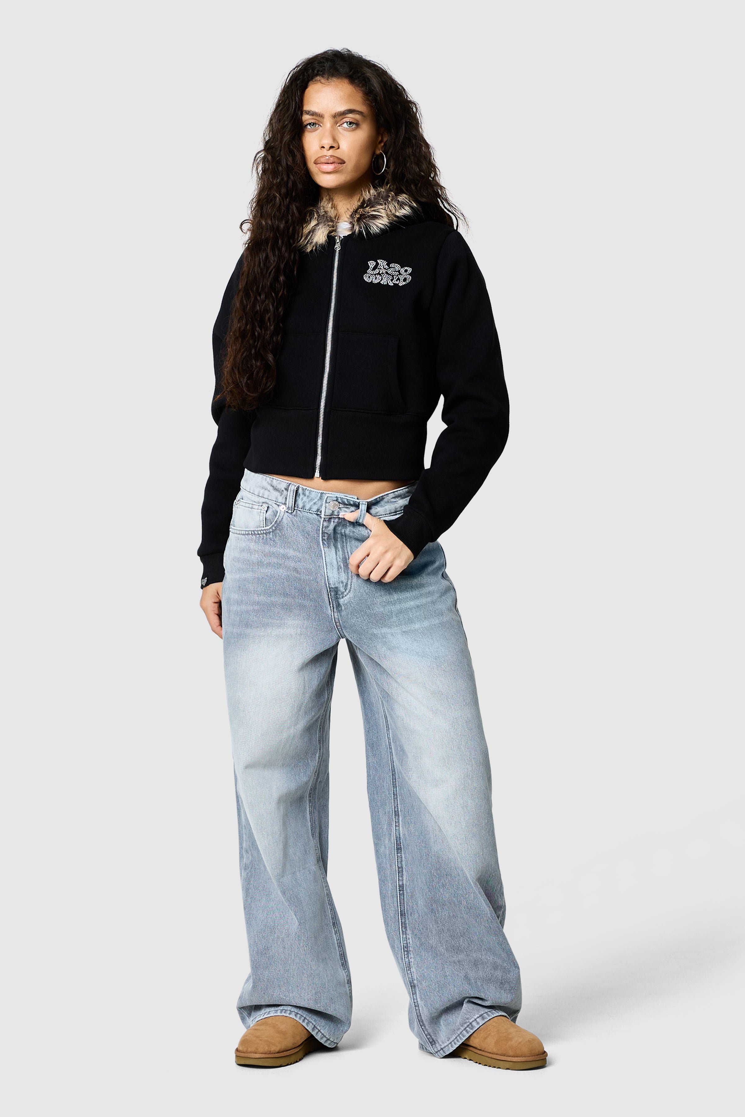 Womens Ashley Jean - Light Grey