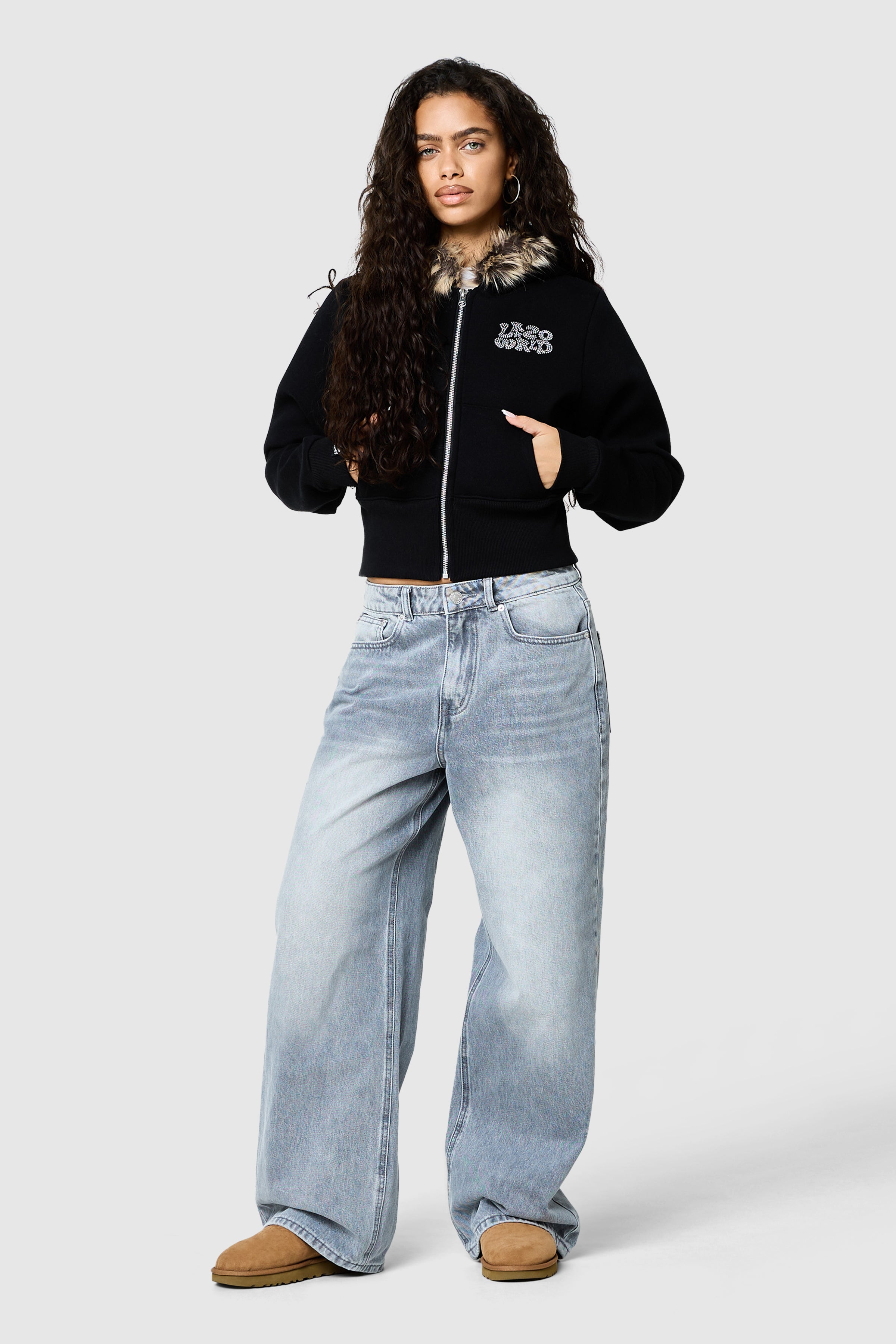 Womens Ashley Jean - Light Grey