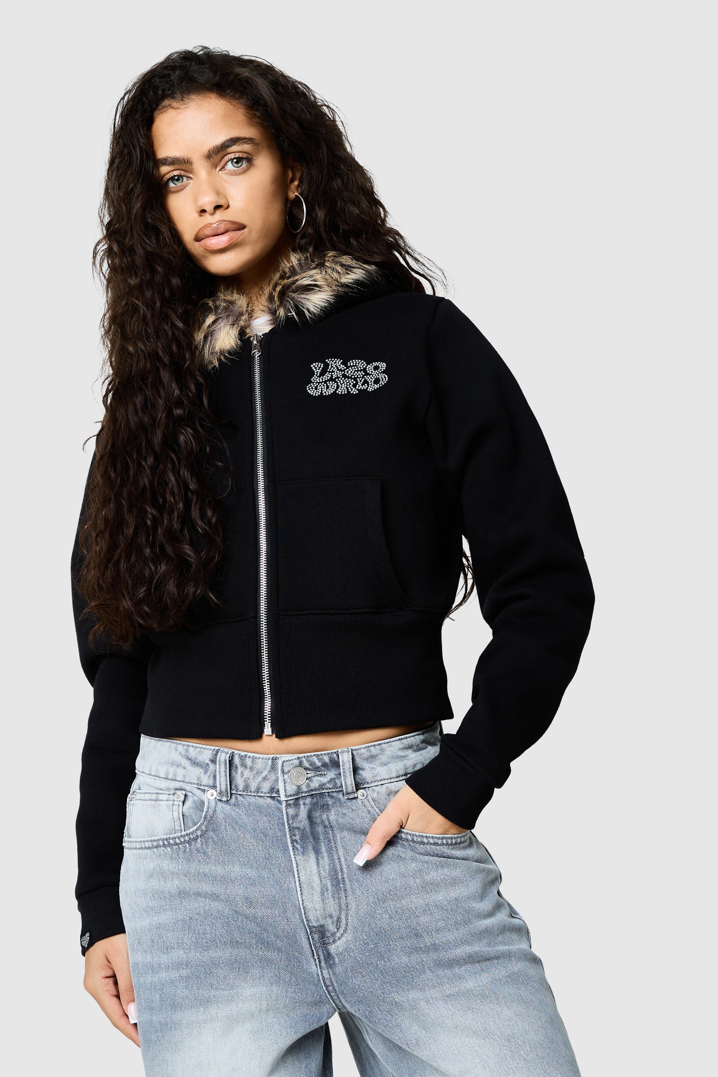 Womens Yasmin Hood - Black