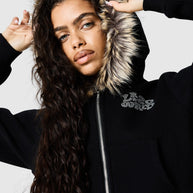 Womens Yasmin Hood - Black