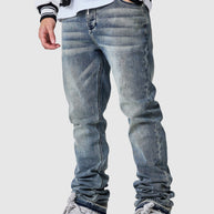 Stacked Jean - Vintage Blue