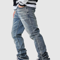 Stacked Jean - Vintage Blue