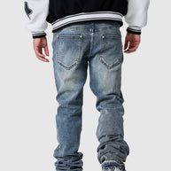 Stacked Jean - Vintage Blue