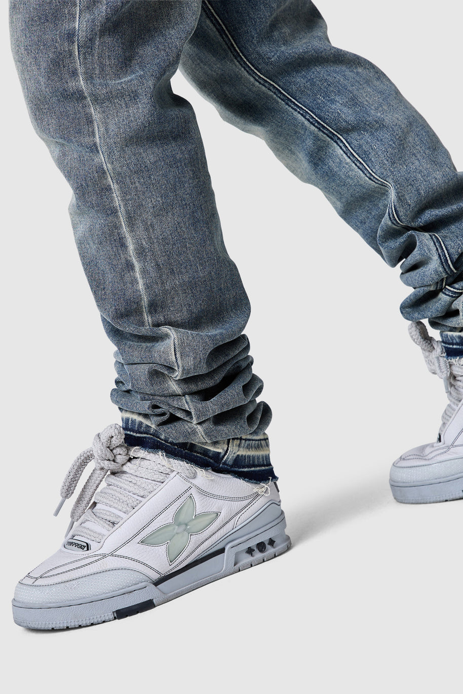 Stacked Jean - Vintage Blue