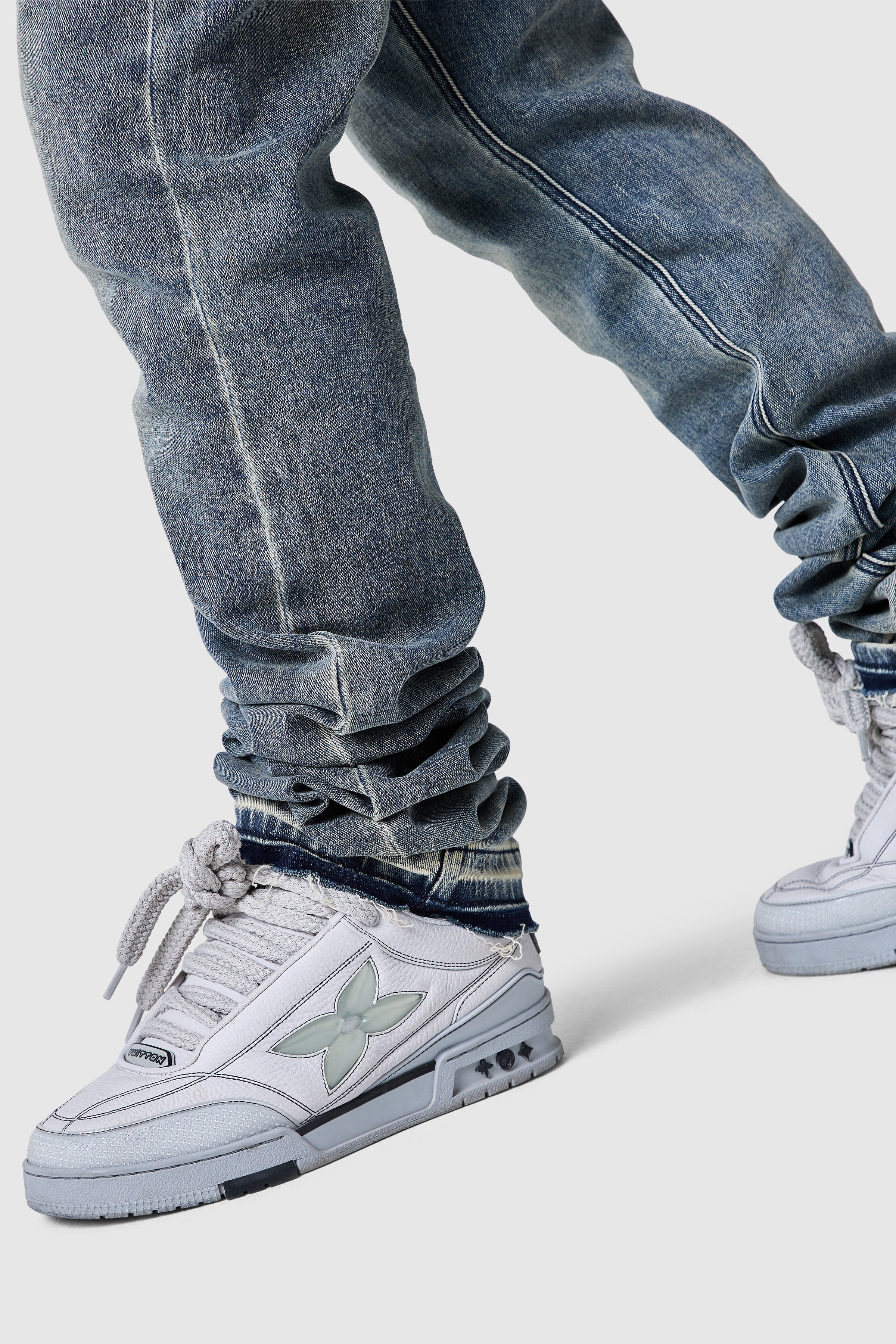 Stacked Jean - Vintage Blue