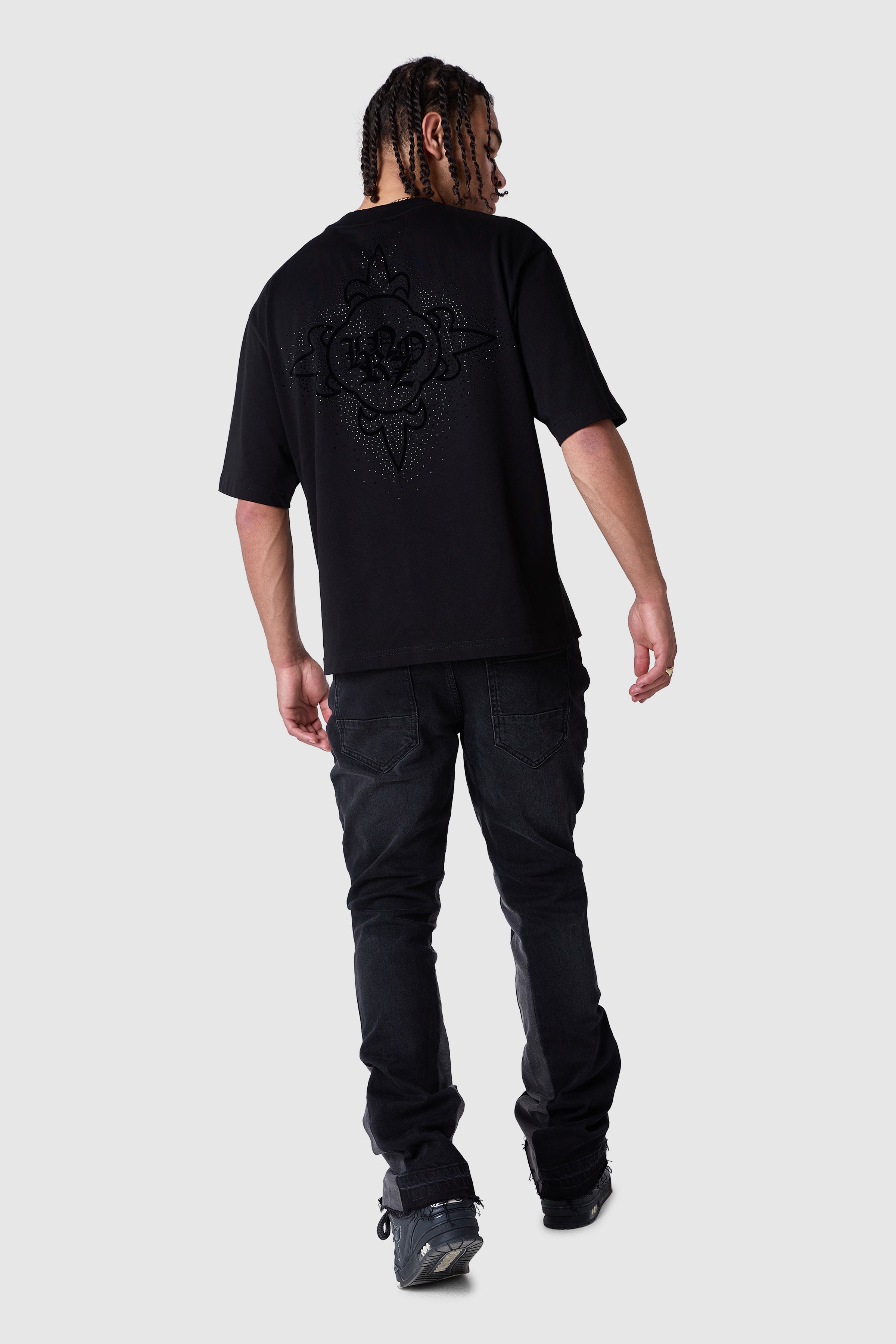 Carlo Flare Jean - Black