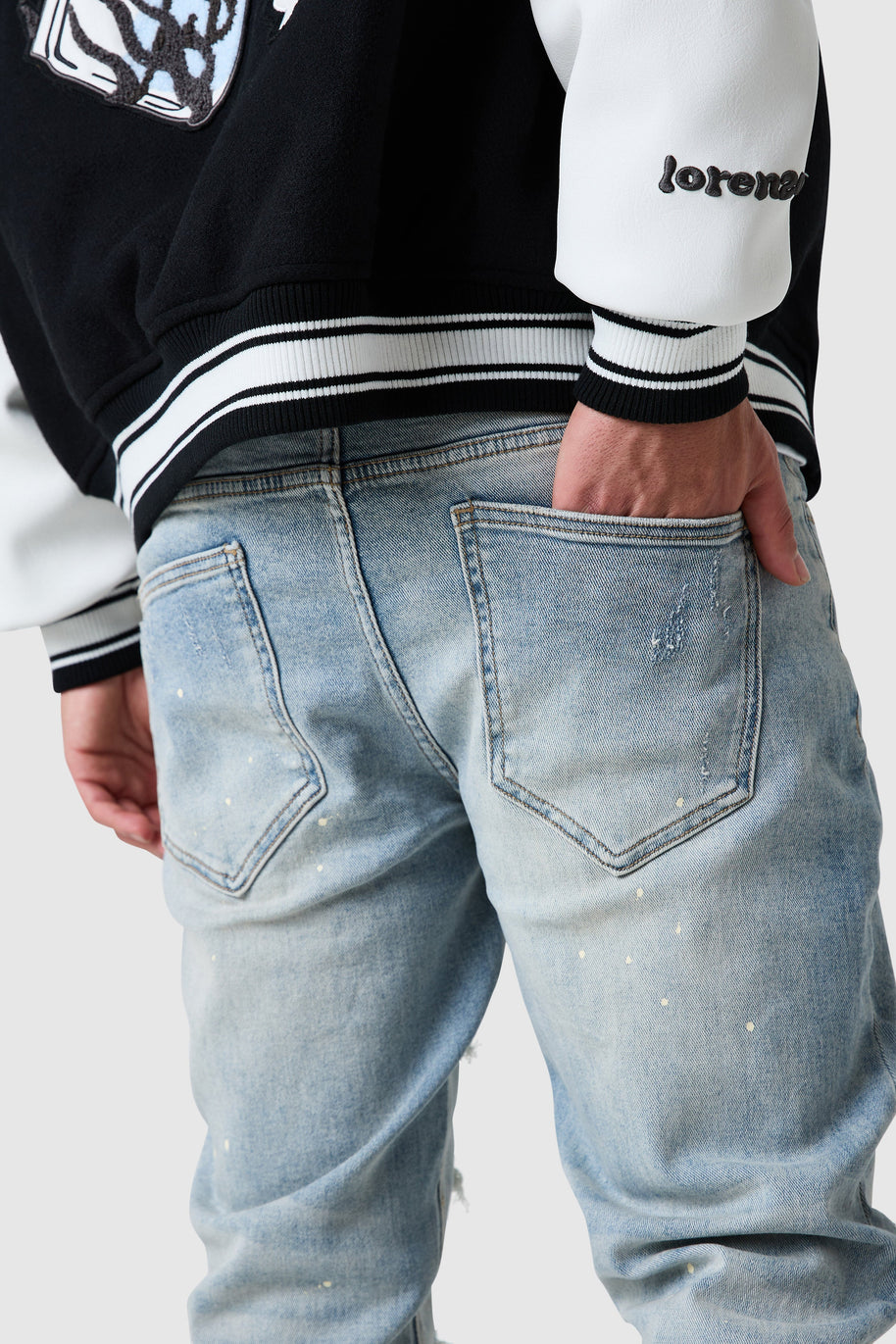 Dillon Slim Jean - Antique Blue