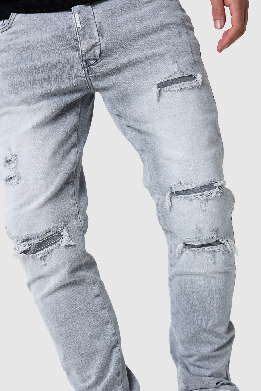 Enzo Slim Jean - Light Grey