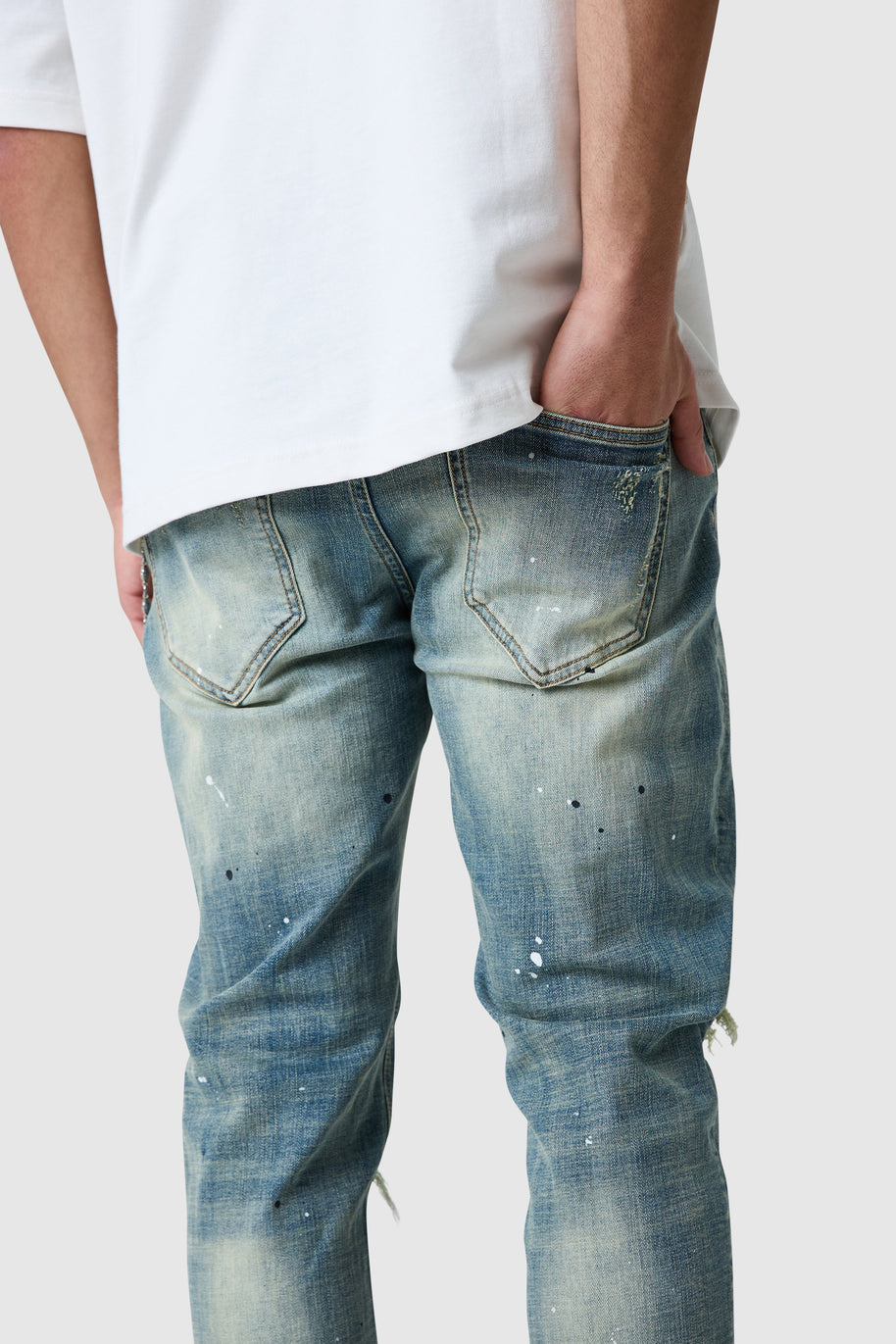 Dillon Slim Jean - Faded Indigo