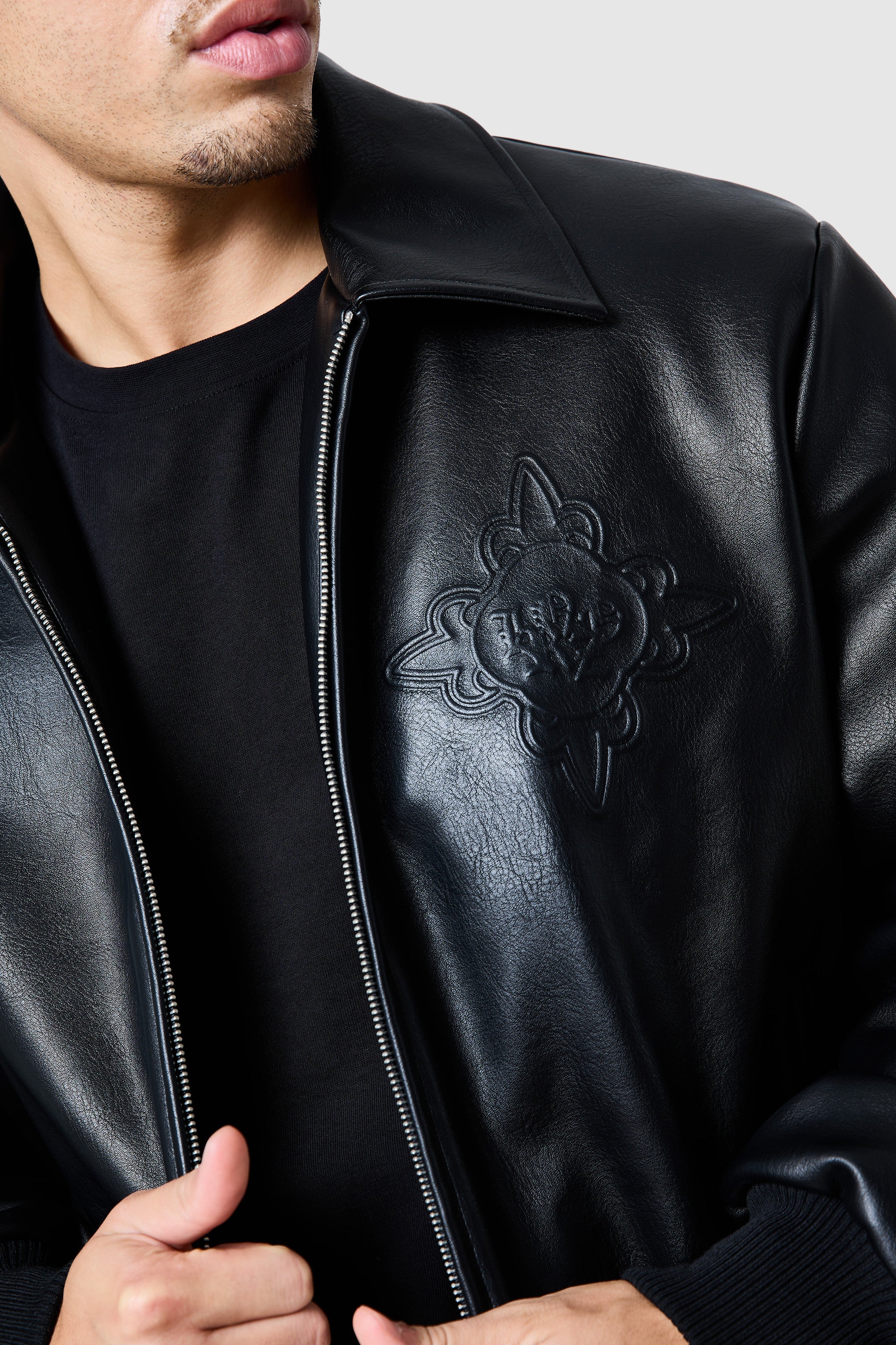 Icon Pu Jacket - Black