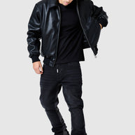 Icon Pu Jacket - Black