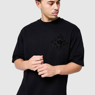 Icon Diamante Tee - Black