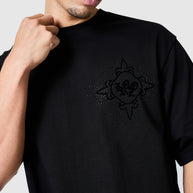 Icon Diamante Tee - Black