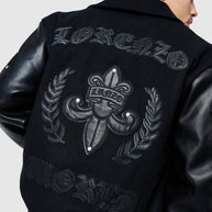 Icon Varsity Jacket - Black